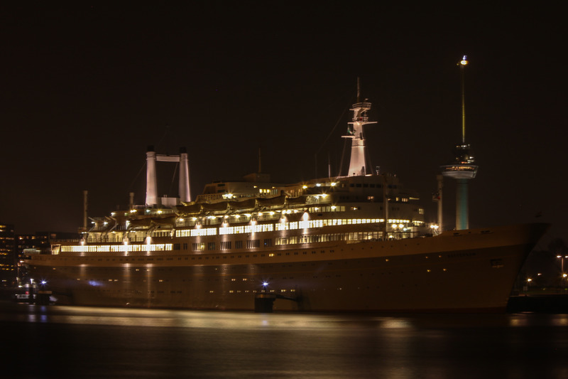 Cruiseship by night