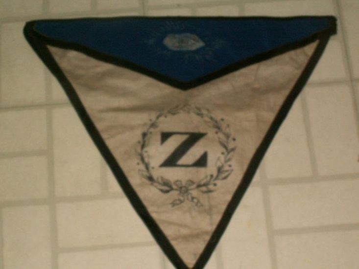 Handpainted Apron 4th Degree AASR