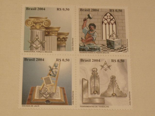 Set of 4 stamps (BR)