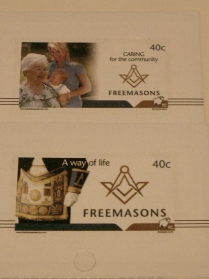 Set of 2 stamps (NZ)