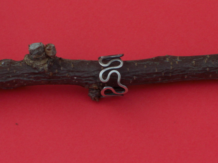 kriebelring zilver