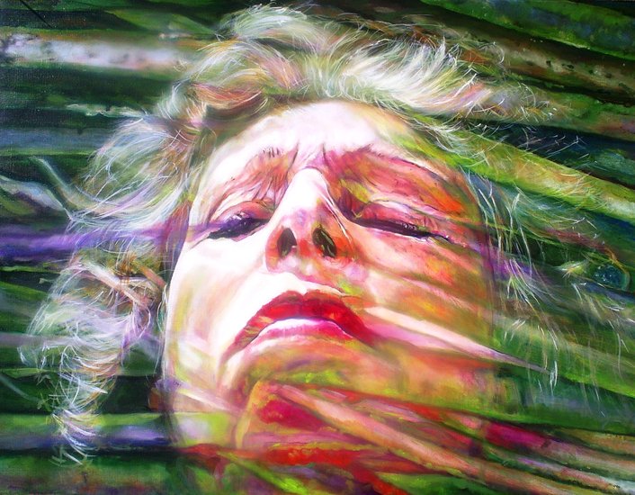 Zelfportret in wilgentakken (self portrait in willow faggot)