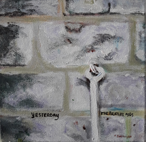 8 Beatles steentjes van 1964 t/m 1969. 