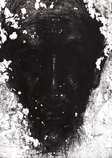 Portret zwart wit 2 in ets
