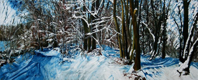 bomen bos beek winter 4