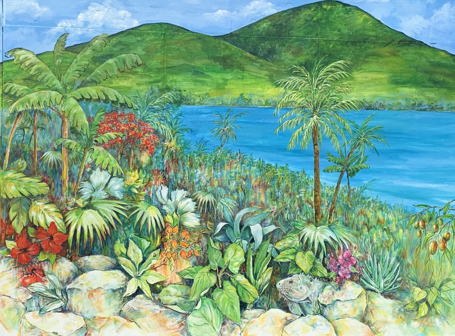 Landscape mural