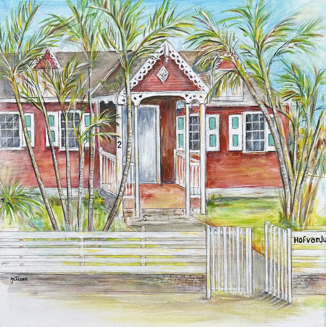 Hof van Justitie huis Statia