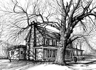 Farm House in Ontario, Canada
