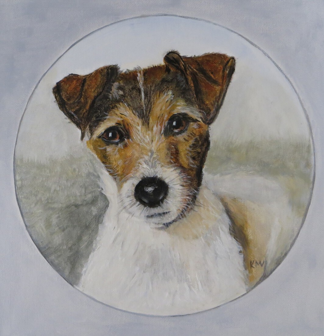 Hondje in een rondje