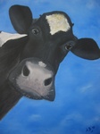 Dieren, vooral koeien zijn een favoriet onderwerp om te schilderen.