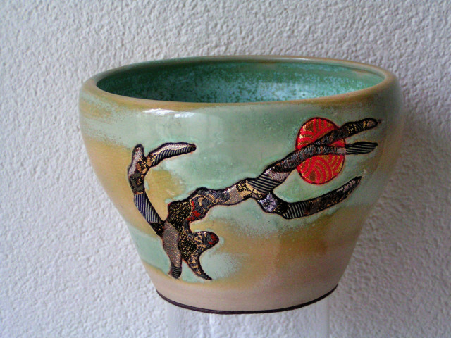 ceramic, tree and sun