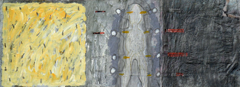 De man in het midden