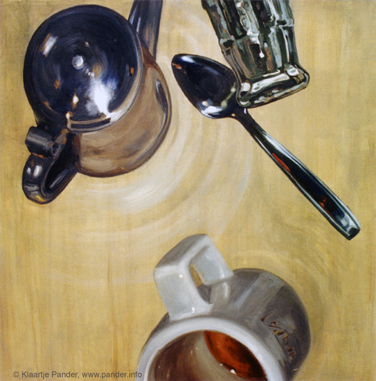 Hot tea, coffee, apple pie and French slam, Denny’s of Winslow, AZ