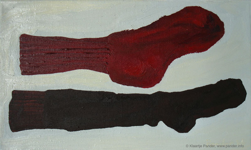 E-07, Rode sok en bruine kous