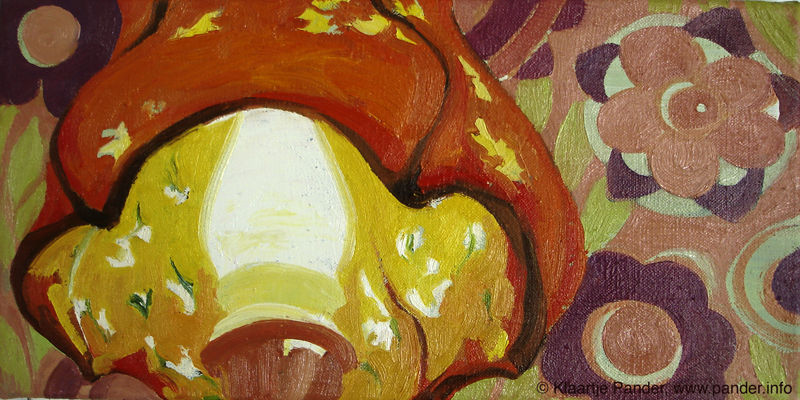 C02, Verlichting met roze behang