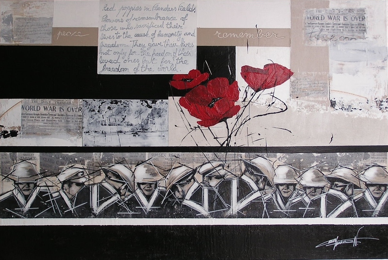 Red Poppies in Flanders Fields