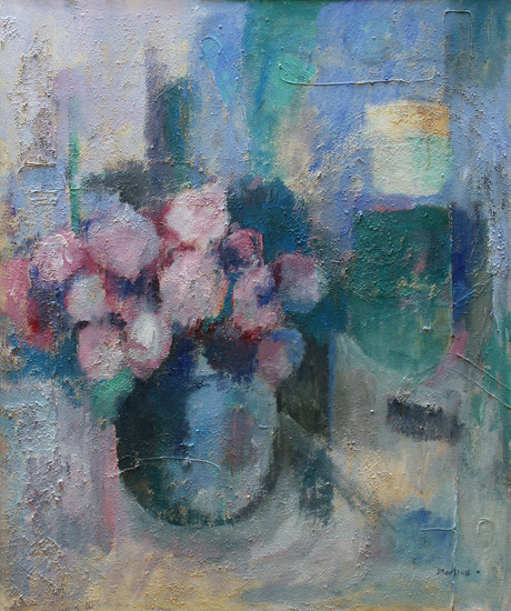 Bloemen in mijn atelier