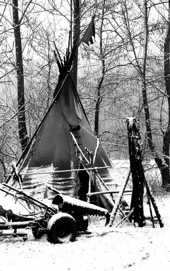 A house is a hard tent
