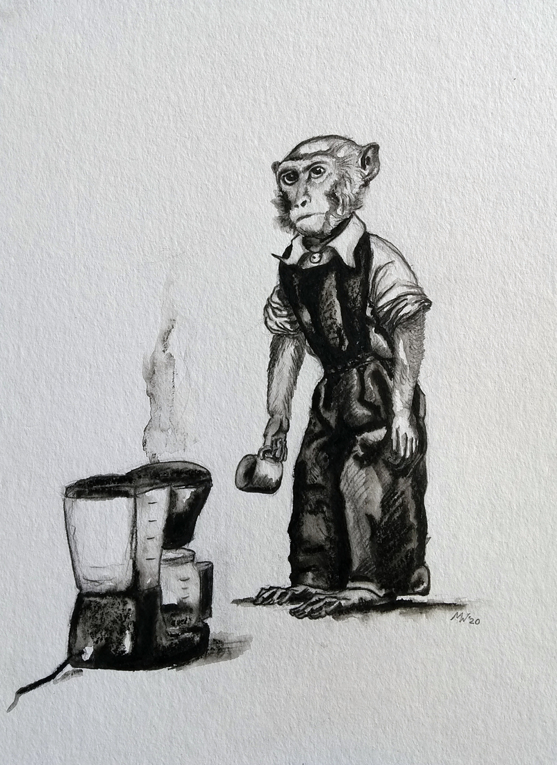 Aap en Koffie