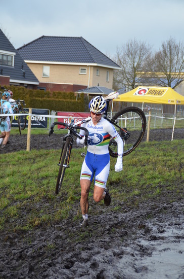 Marianne Vos bij CentrumCross Surhuisterveen 2013
