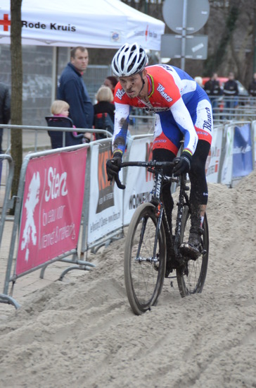 Lars Boom bij Centrumcross Surhuisterveen 2013