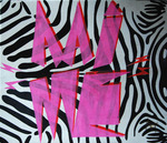 ´Tast´ is het thema voor de werken met graffiti. Teksten als ´AAI ME´ en ´STREEL ME´ verleiden tot aanraken van het werk.