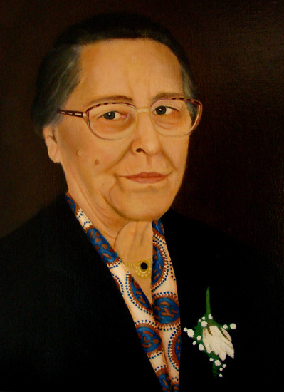 Mijn moeder, 85 jaar.