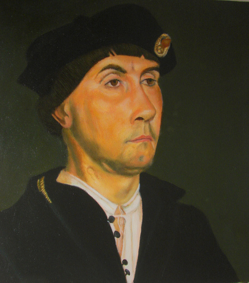 Copie van een schilderij van Holbein