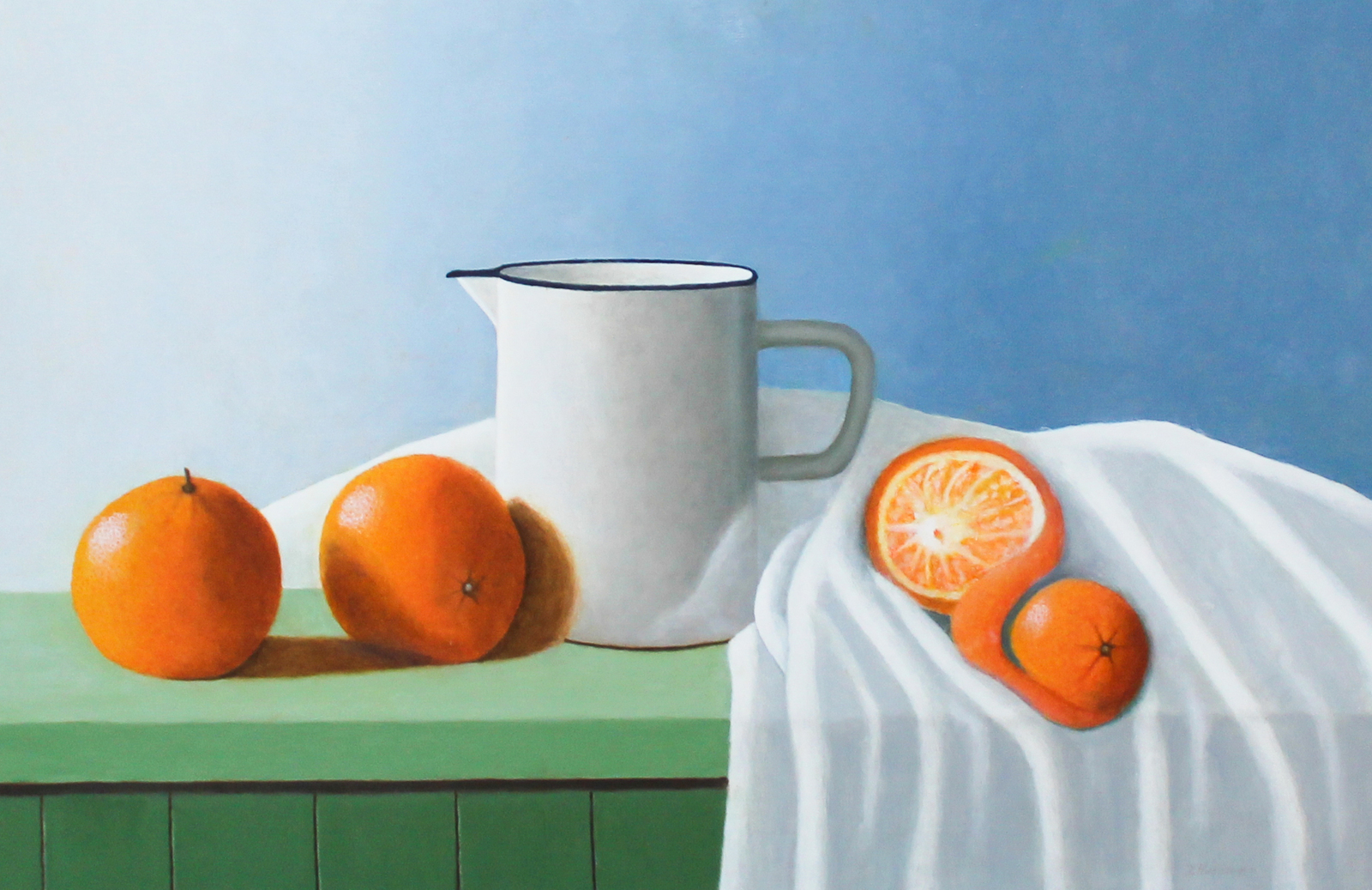 Melkkan met sinaasappels