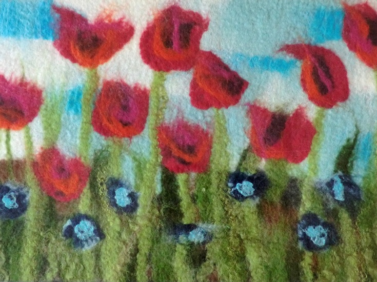 Klaprozen en korenbloemen