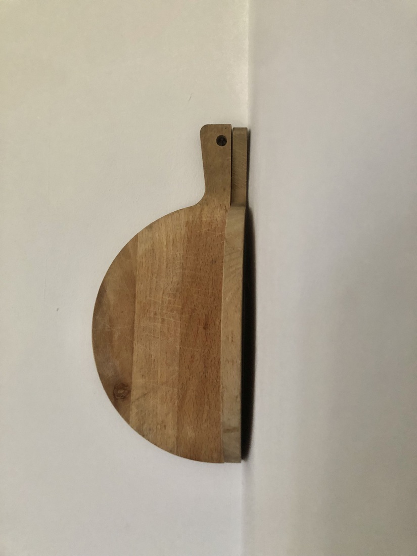 Houten hoekobject ’25