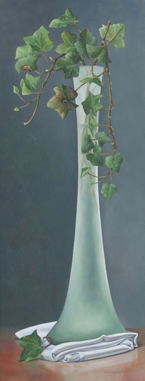 Silleven met Hederastek in vaas