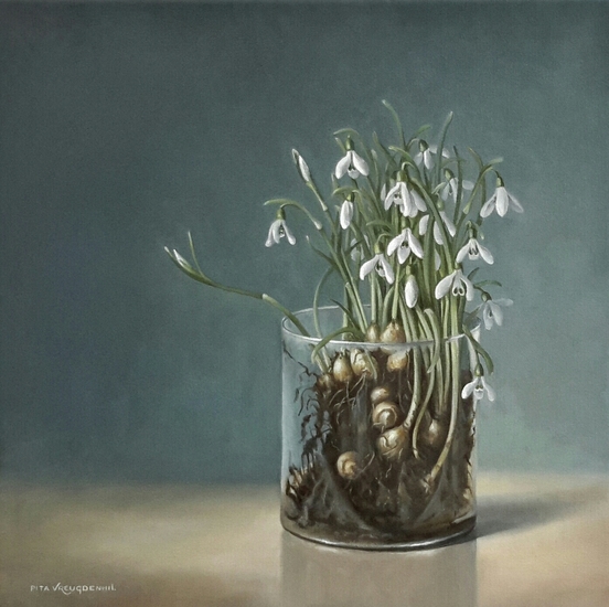 Het voorjaar in glas