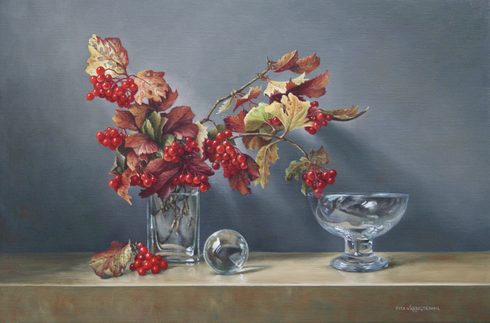 Gelderse Roos en glas