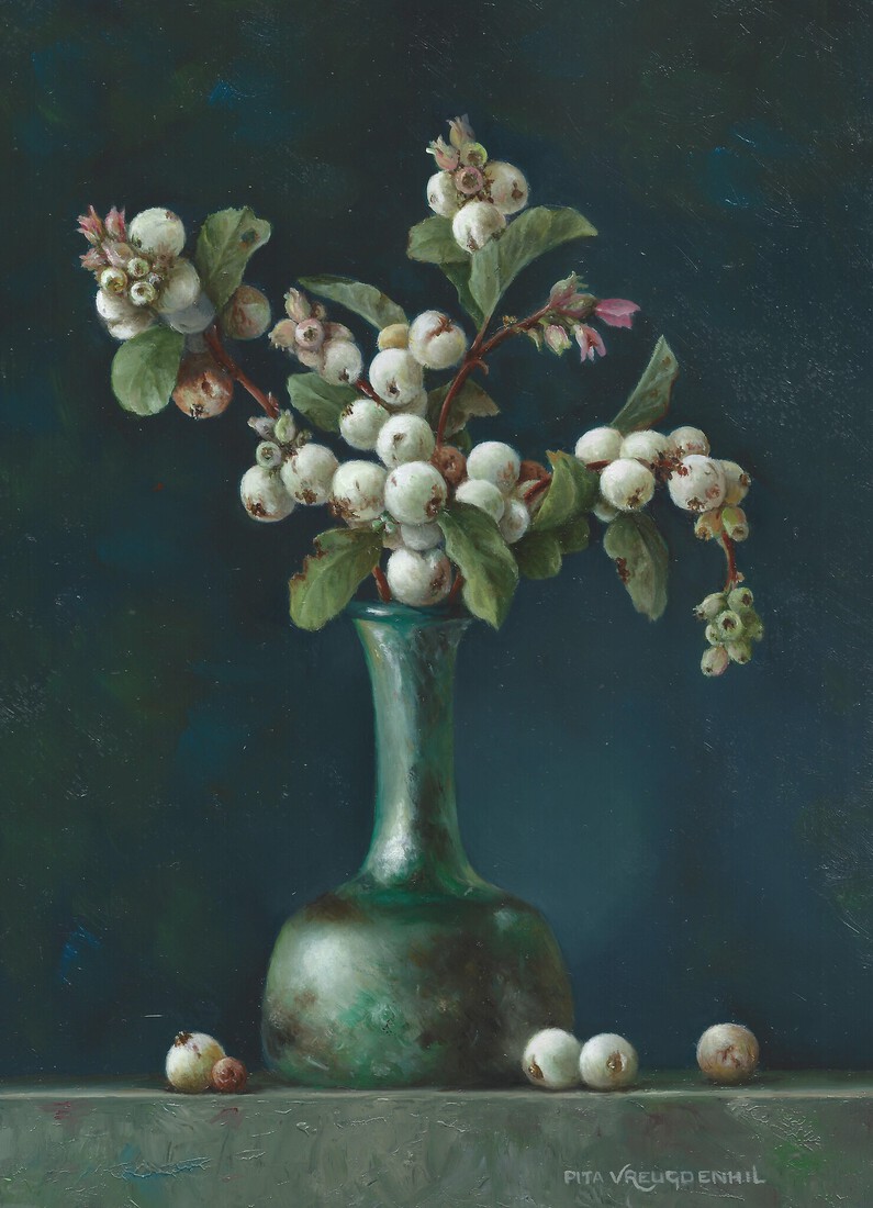 Sneeuwbesjes in romeins glas