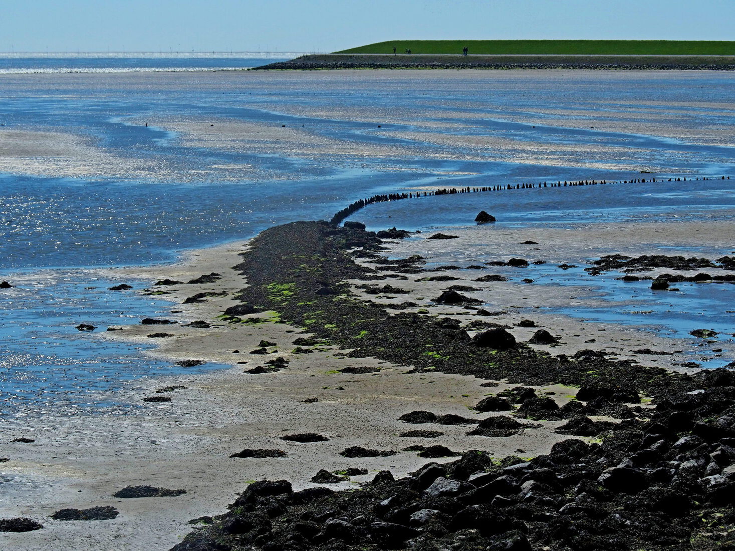 Laagtij, wad bij Oosterend.
