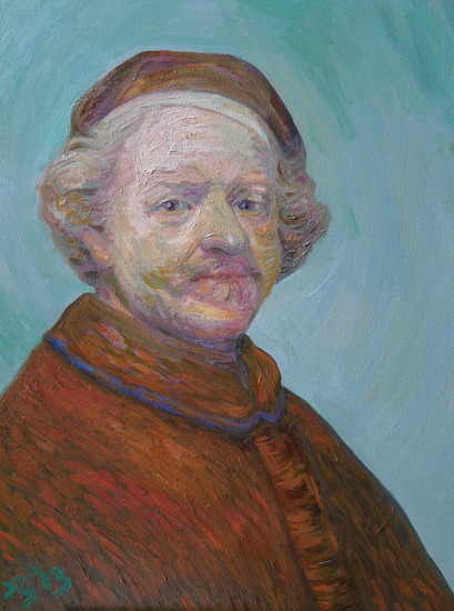 Van Gogh meets Rembrandt