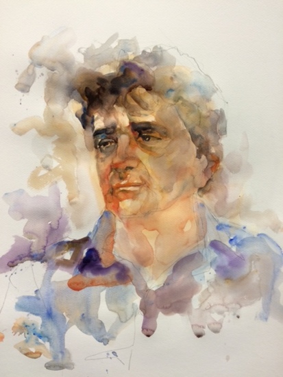 Paul Spies aquarel