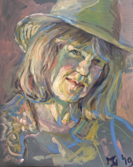 Zelfportret olieverf