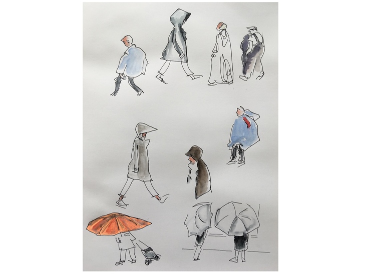 Javastraat regendag juli 2019