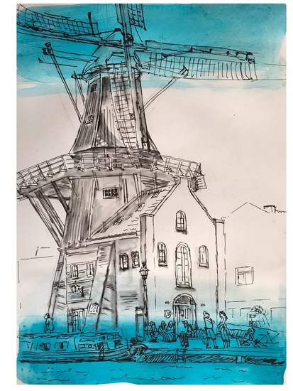 Molen De Adriaan, juli 2019