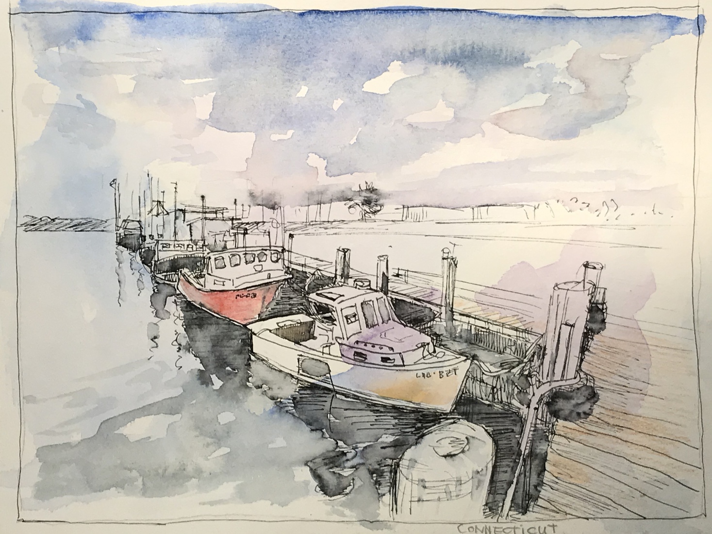 Virtual Urban Sketching Connecticut