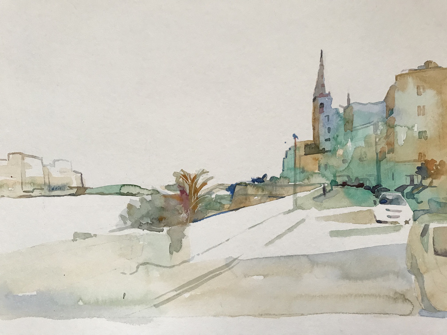 Virtual Travel Sketch Valletta, Malta