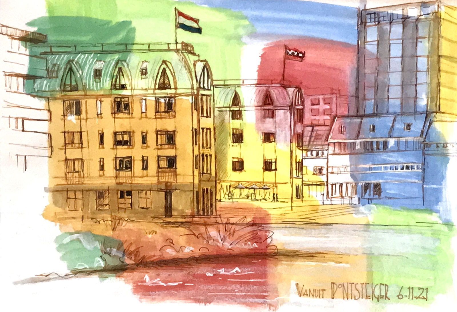 Vanuit cafë Pontsteiger 2