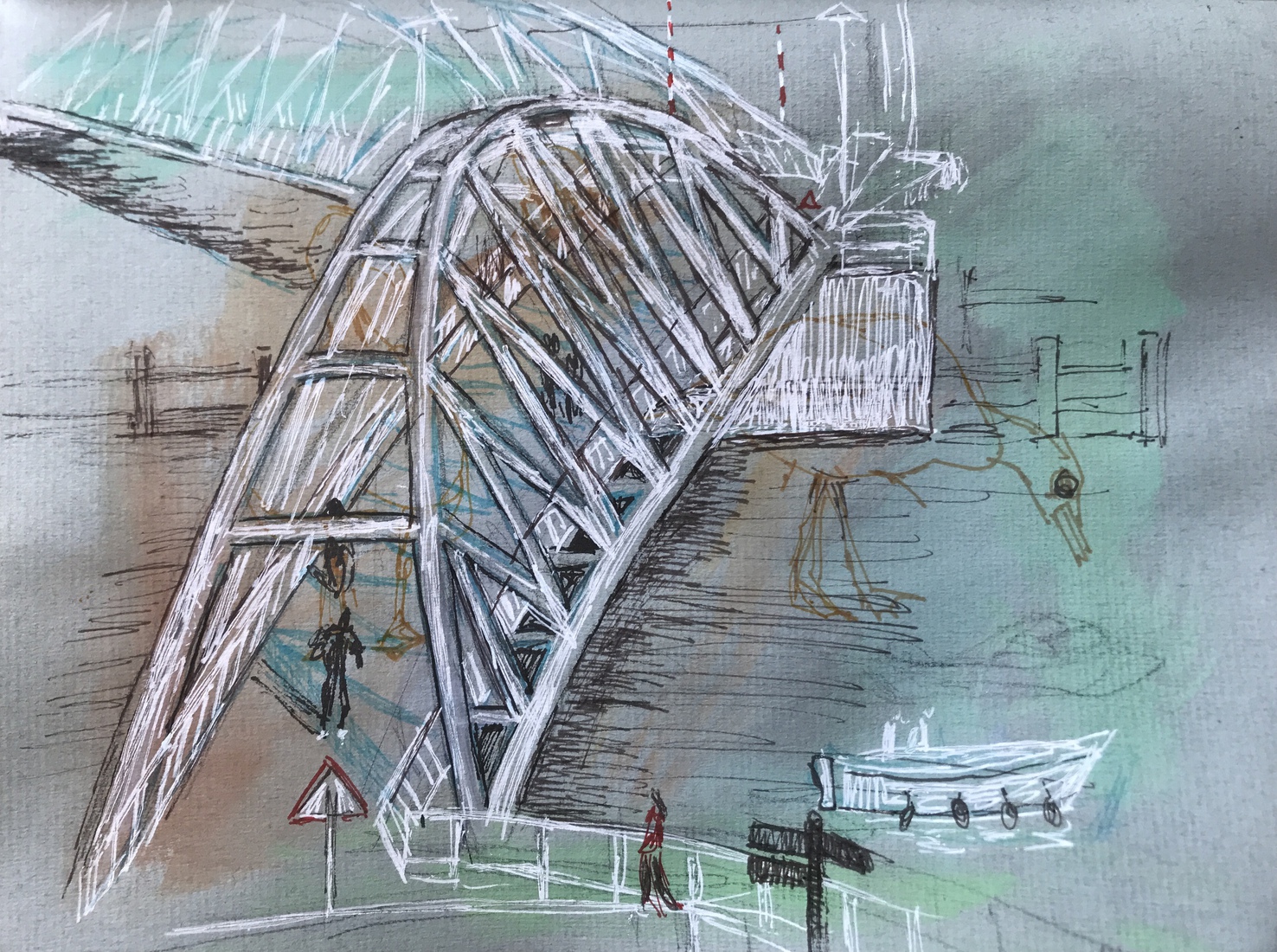 Uitzicht vanuit OBA Amsterdam