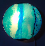 Lights painted with transparent paint