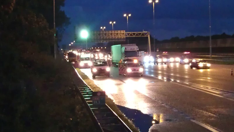 Aanrijding Letsel op de A16