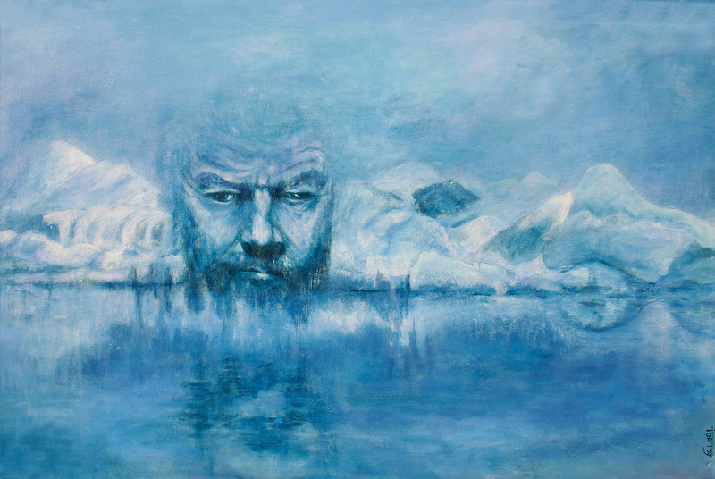 IJslandschap - geïnspireerd door Reinhold Messner