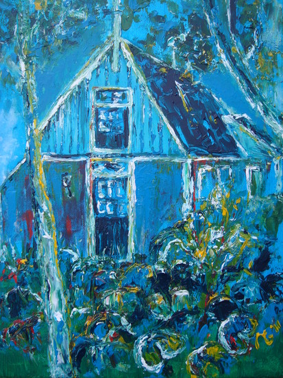 'moeders erf ' (blauw)