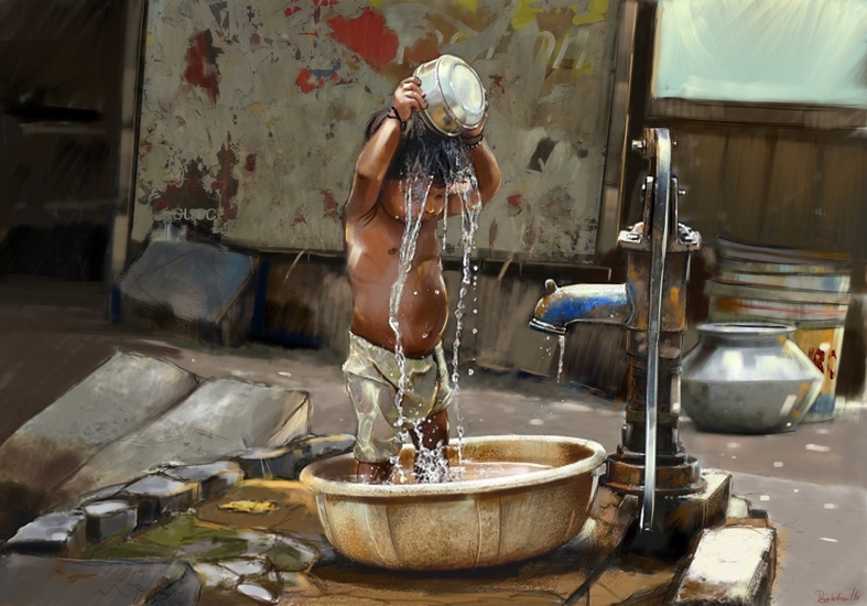 Spelen met water